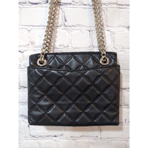 Kate Spade Natalia Convertible Black Shoulder Crossbody Bag Quilted - Picture 6 of 16